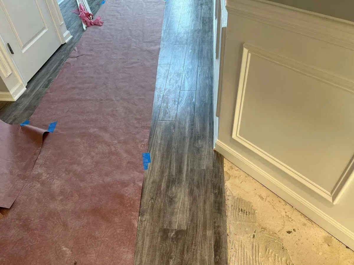 Completed marble shower restoration in Hopkins